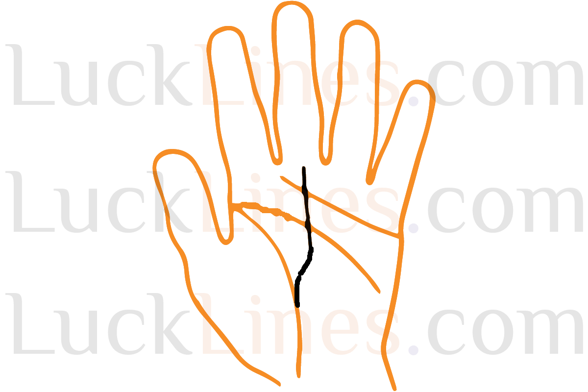 भाग्य रेखा और जीवन रेखा का आपसी संबंध