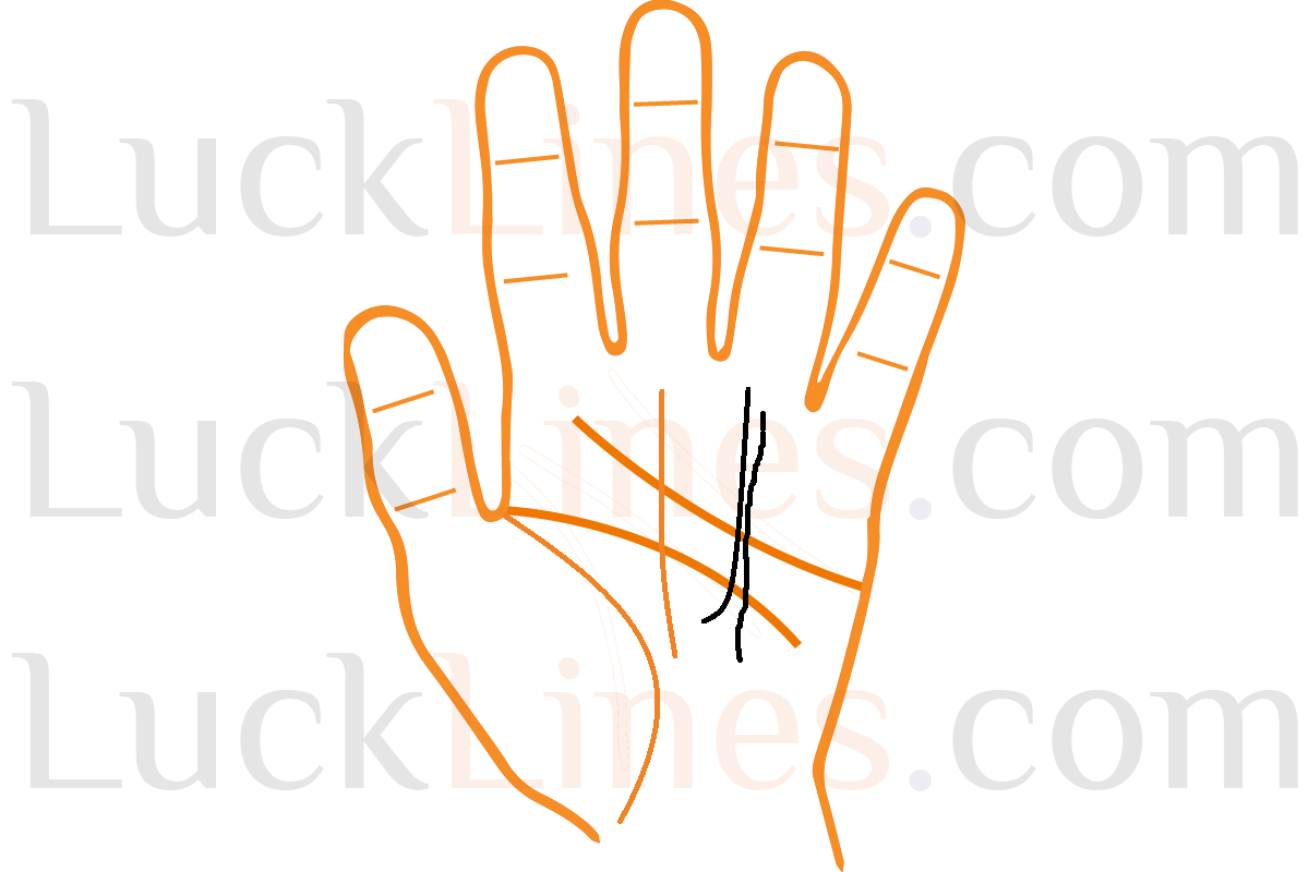 दोहरी सूर्य रेखा का उदाहरण और उसका प्रभाव